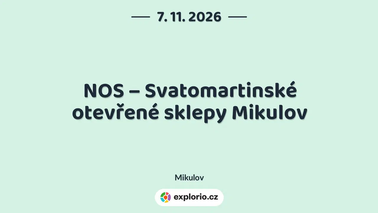 NOS – Svatomartinské otevřené sklepy Mikulov – festivaly a Slavnosti, Mikulov
