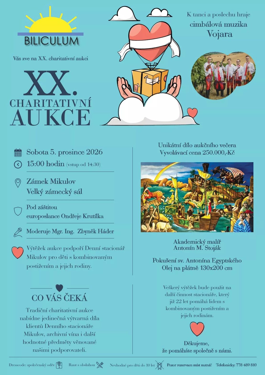 XX. Charitativní aukce – tvořivé dílny a Workshopy, Mikulov – fotka 2