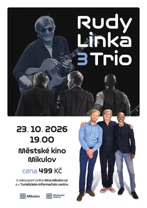 JAZZOVÝ KONCERT: Rudy Linka Trio – divadlo, Hudba a Kino, Mikulov – fotka 2