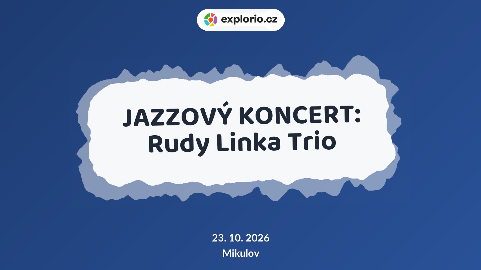 JAZZOVÝ KONCERT: Rudy Linka Trio – divadlo, Hudba a Kino, Mikulov