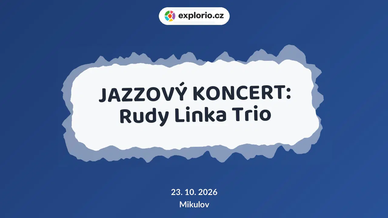 JAZZOVÝ KONCERT: Rudy Linka Trio – divadlo, Hudba a Kino, Mikulov