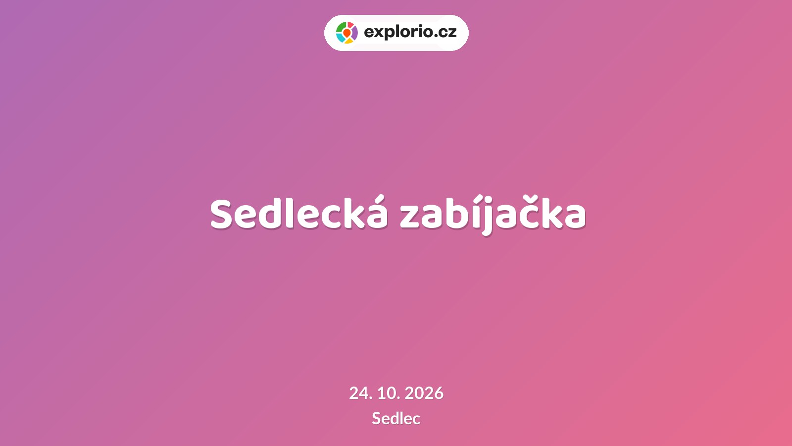 Sedlecká zabíjačka – festivaly a Slavnosti, Sedlec