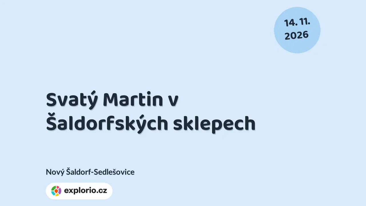 Svatý Martin v Šaldorfských sklepech – festivaly a Slavnosti, Nový Šaldorf-Sedlešovice
