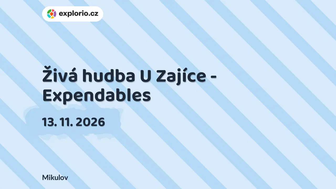 Živá hudba U Zajíce - Expendables – divadlo, Hudba a Kino, Mikulov