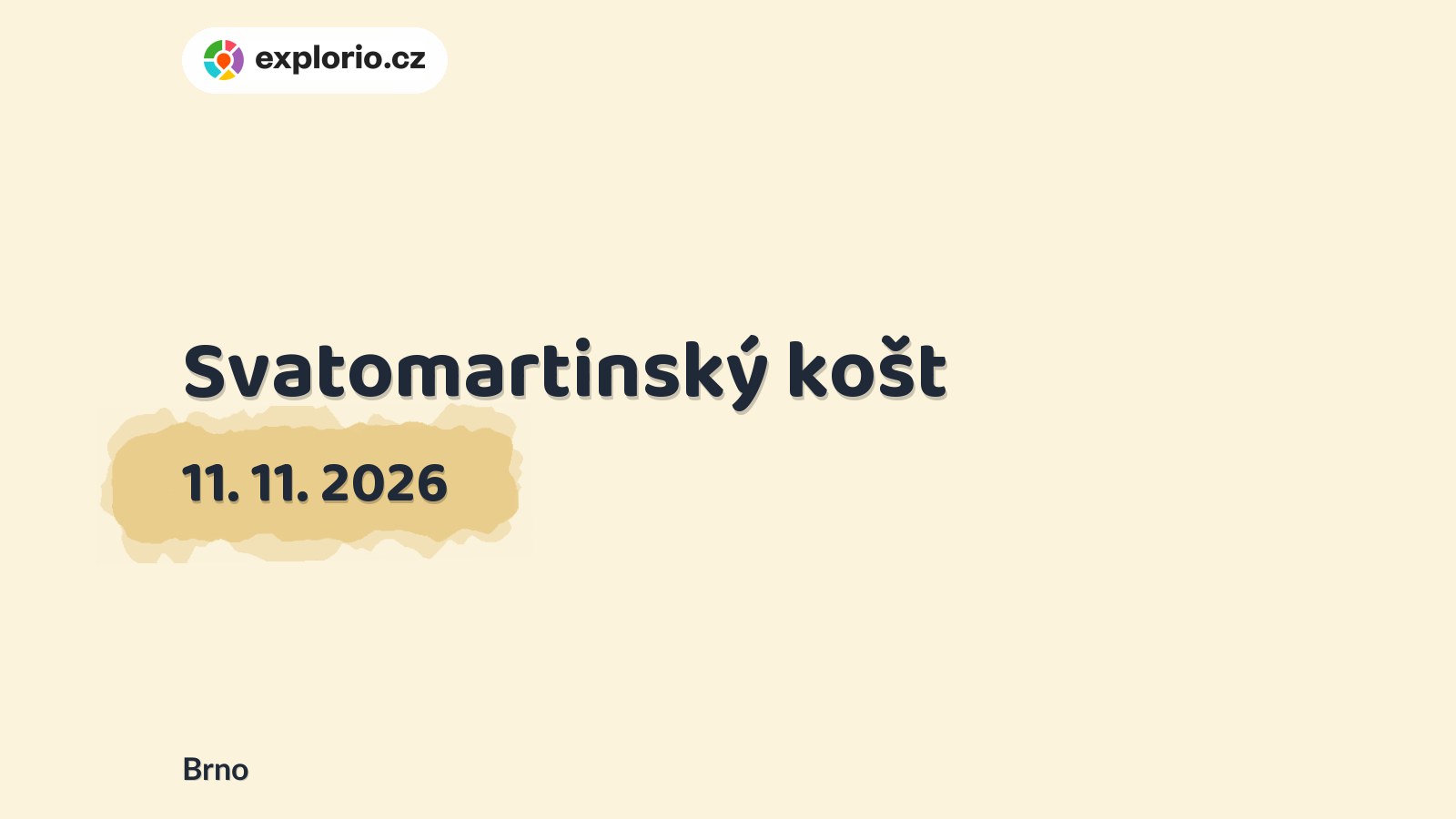 Svatomartinský košt – festivaly a Slavnosti, Brno