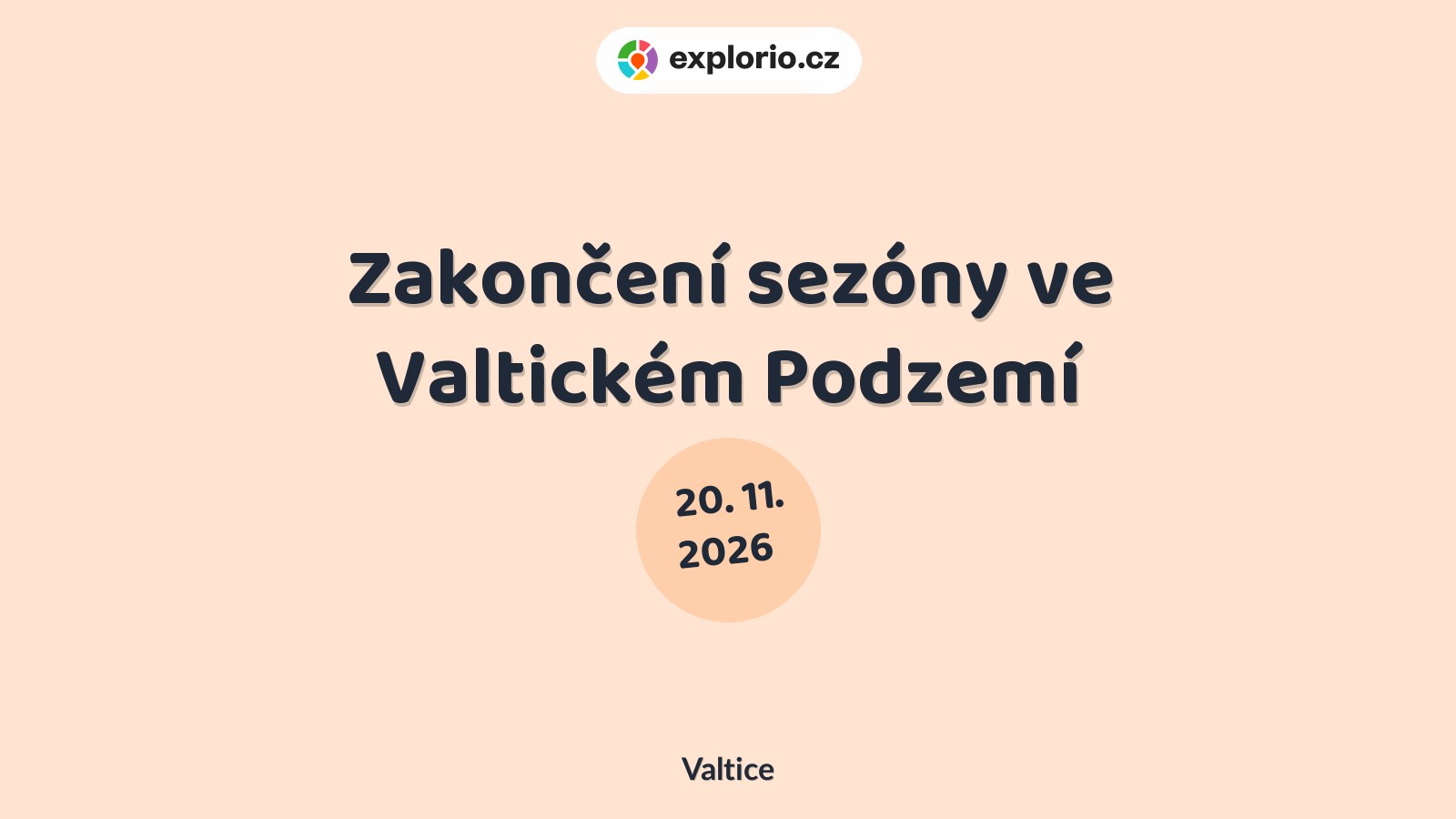 Zakončení sezóny ve Valtickém Podzemí – divadlo, Hudba a Kino, Valtice
