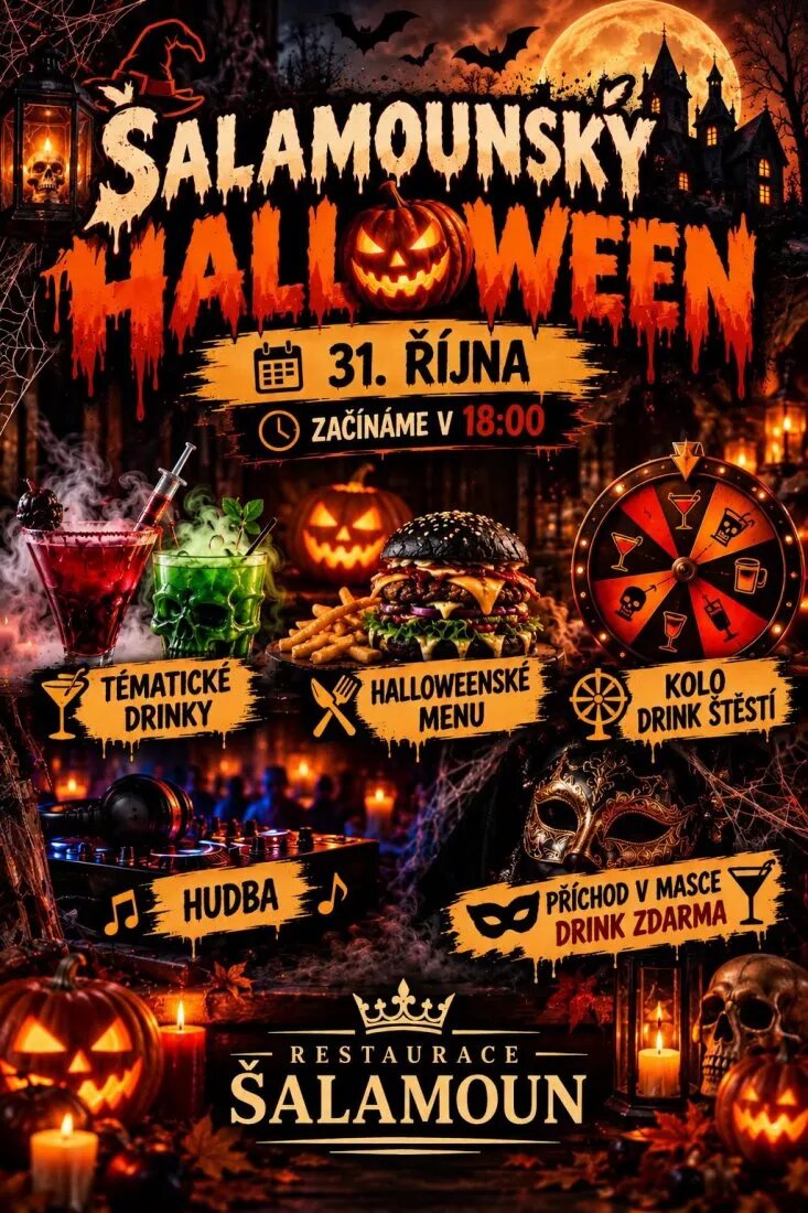 Šalamounský Halloween – divadlo, Hudba a Kino, Jevišovice – fotka 2