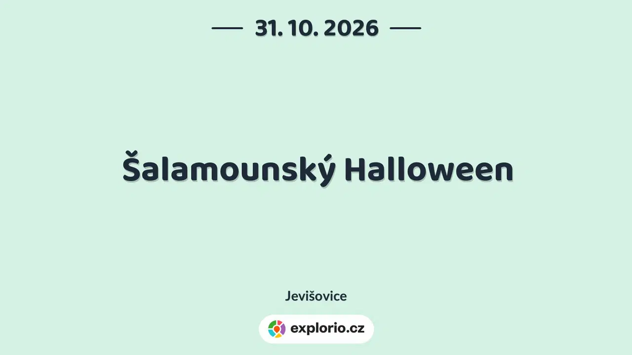 Šalamounský Halloween – divadlo, Hudba a Kino, Jevišovice