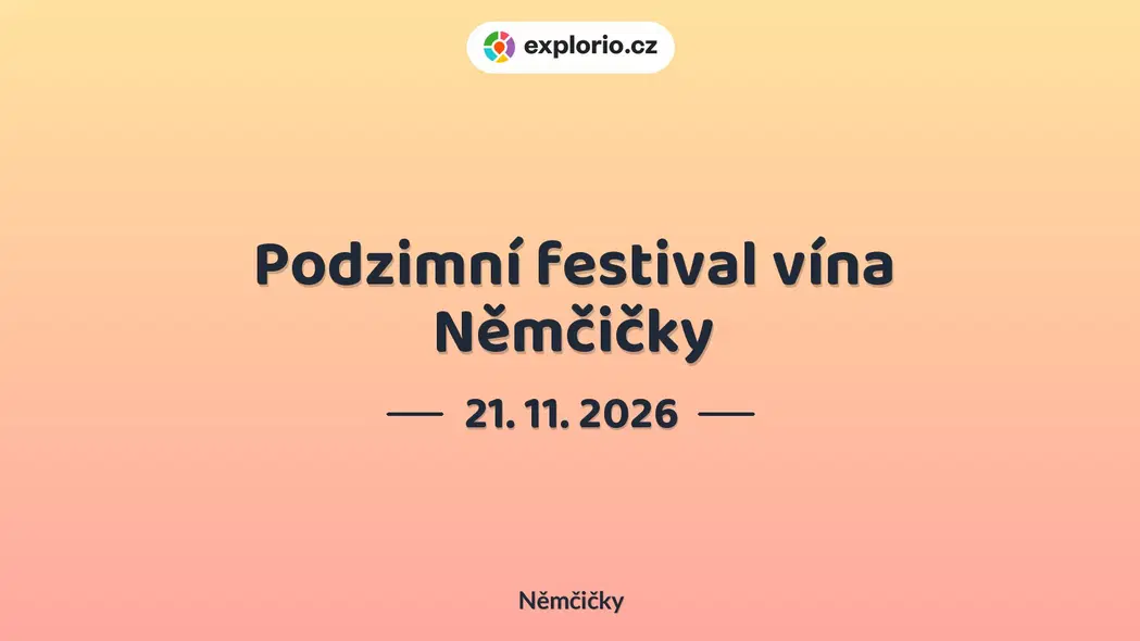 Podzimní festival vína Němčičky – festivaly a Slavnosti, Němčičky