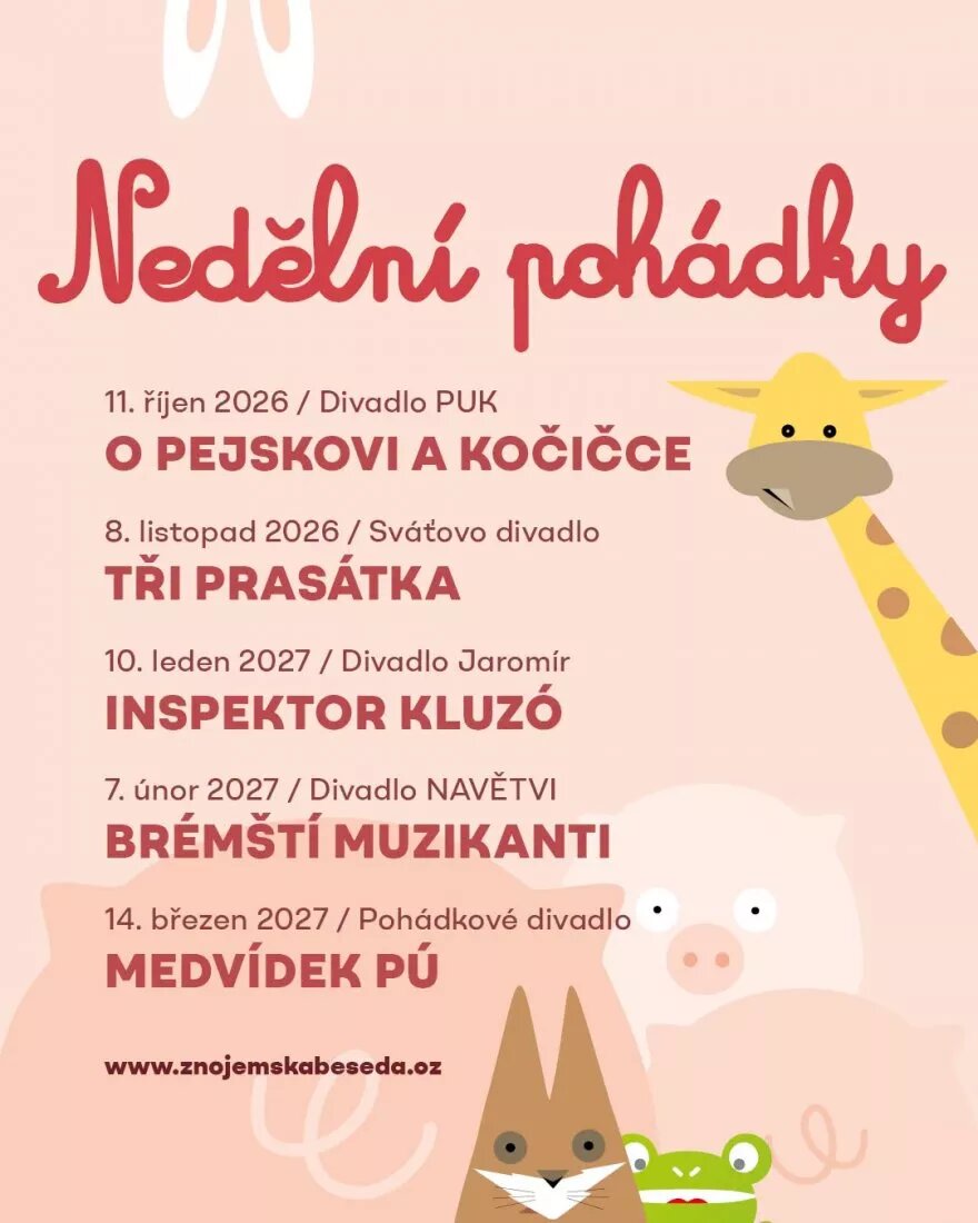 Nedělní pohádky ve Znojemské Besedě – divadlo, Hudba a Kino, Znojmo – fotka 2