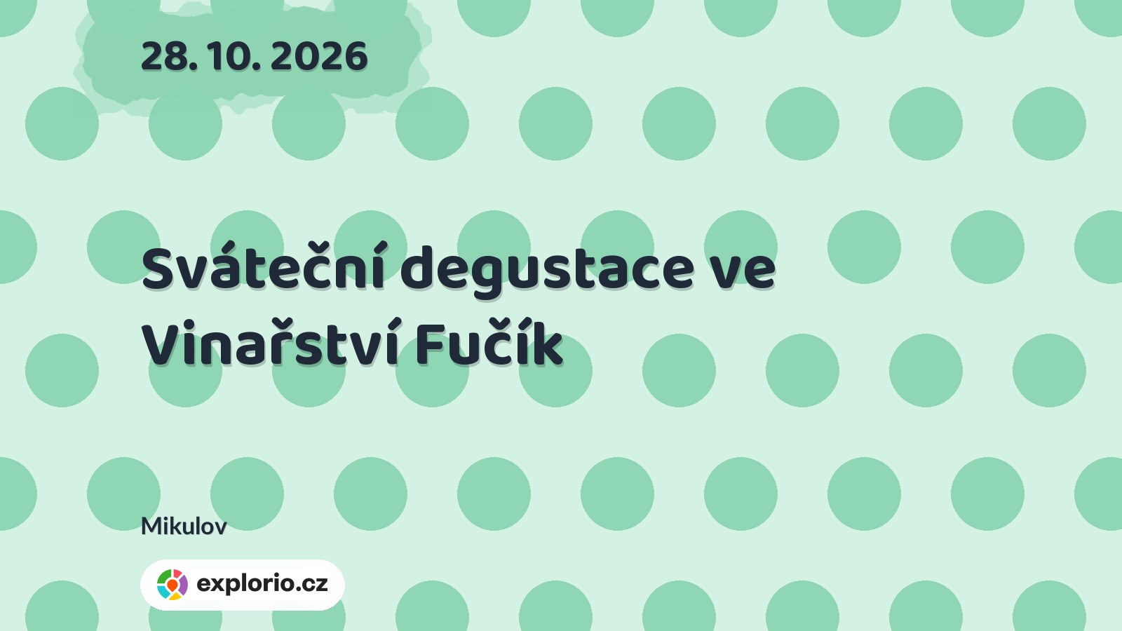 Sváteční degustace ve Vinařství Fučík – festivaly a Slavnosti, Mikulov