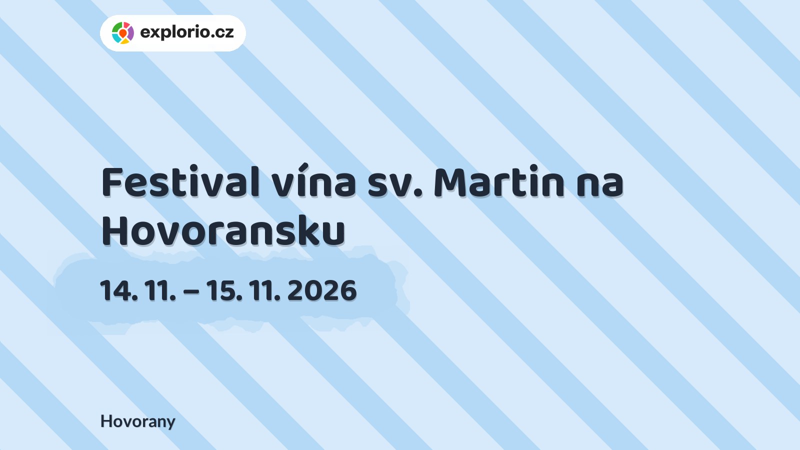 Festival vína sv. Martin na Hovoransku – festivaly a Slavnosti, Hovorany