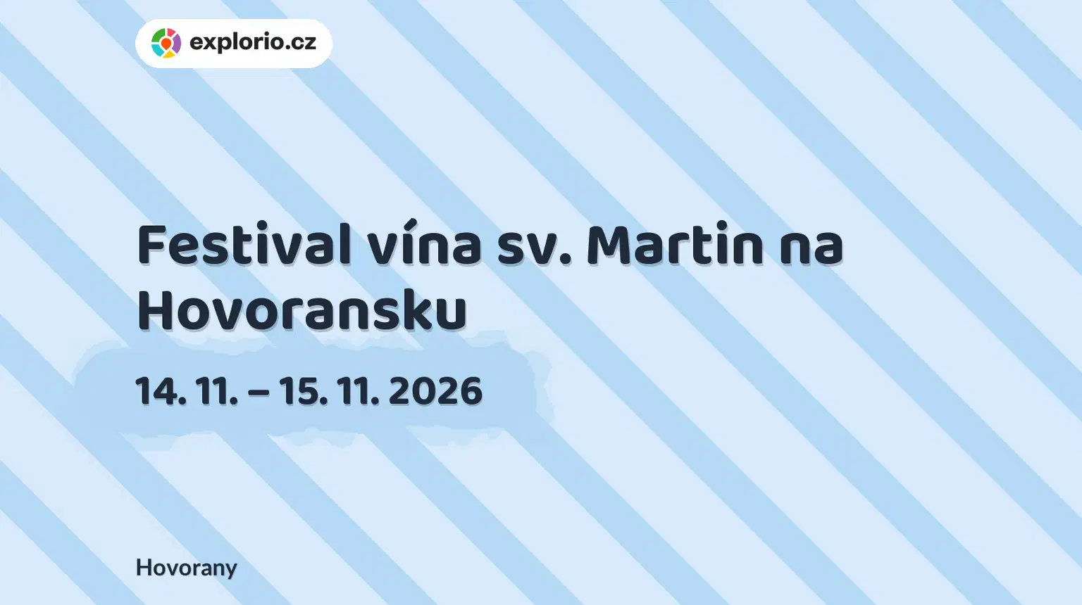 Festival vína sv. Martin na Hovoransku – festivaly a Slavnosti, Hovorany