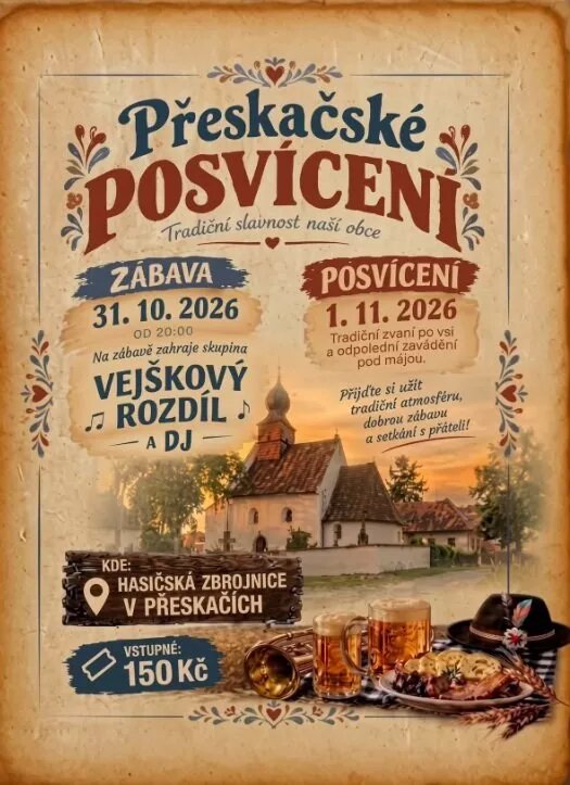 Přeskačské posvícení – festivaly a Slavnosti, Přeskače – fotka 2
