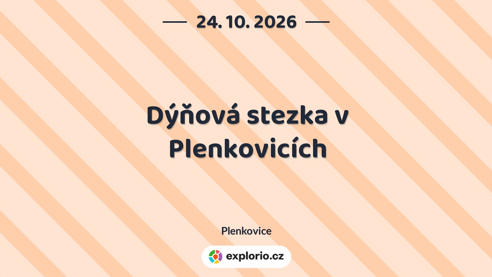 Dýňová stezka v Plenkovicích – prohlídky a Muzea, Plenkovice