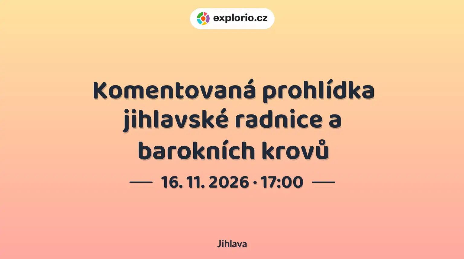 Komentovaná prohlídka jihlavské radnice a barokních krovů – prohlídky a Muzea, Jihlava