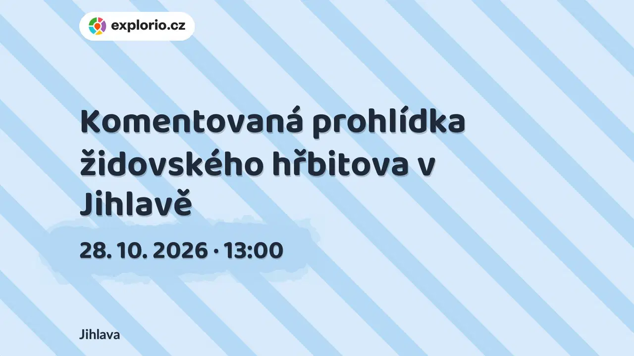 Komentovaná prohlídka židovského hřbitova v Jihlavě – prohlídky a Muzea, Jihlava