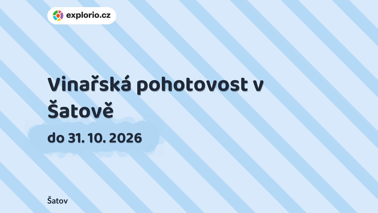 Vinařská pohotovost v Šatově – festivaly a Slavnosti, Šatov