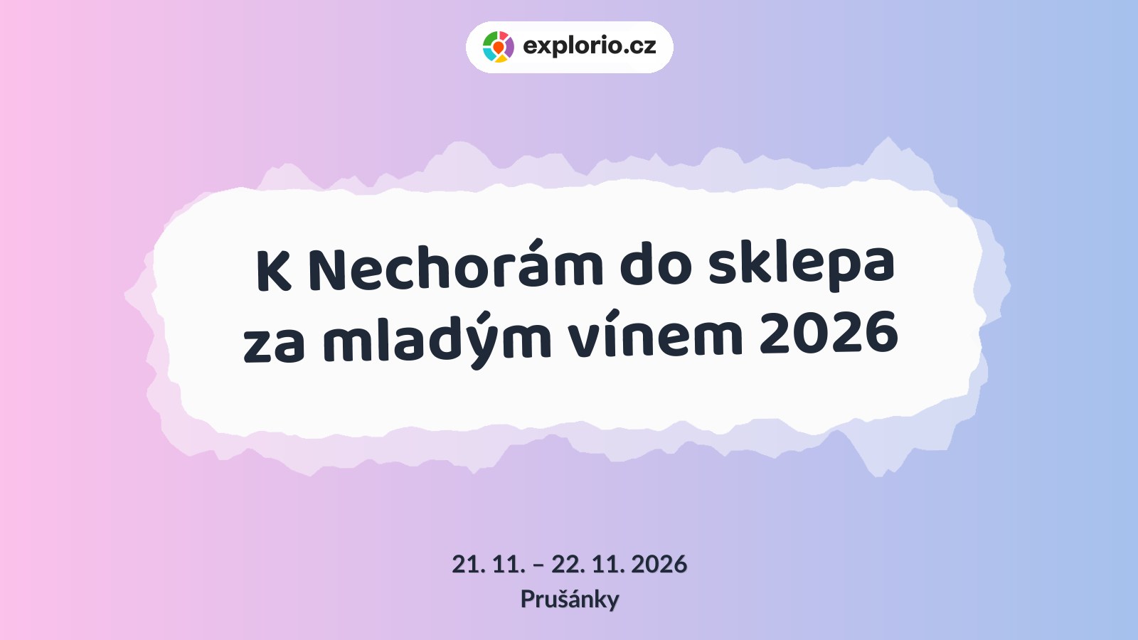 K Nechorám do sklepa za mladým vínem 2026 – festivaly a Slavnosti, Prušánky