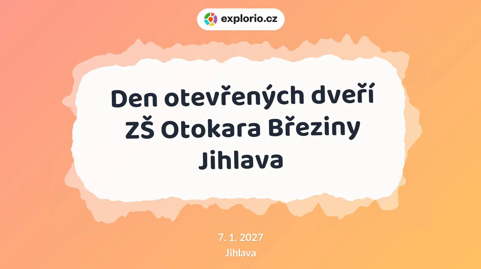 Den otevřených dveří ZŠ Otokara Březiny Jihlava – prohlídky a Muzea, Jihlava