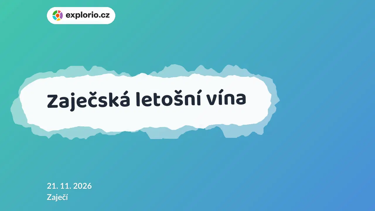 Zaječská letošní vína – festivaly a Slavnosti, Zaječí