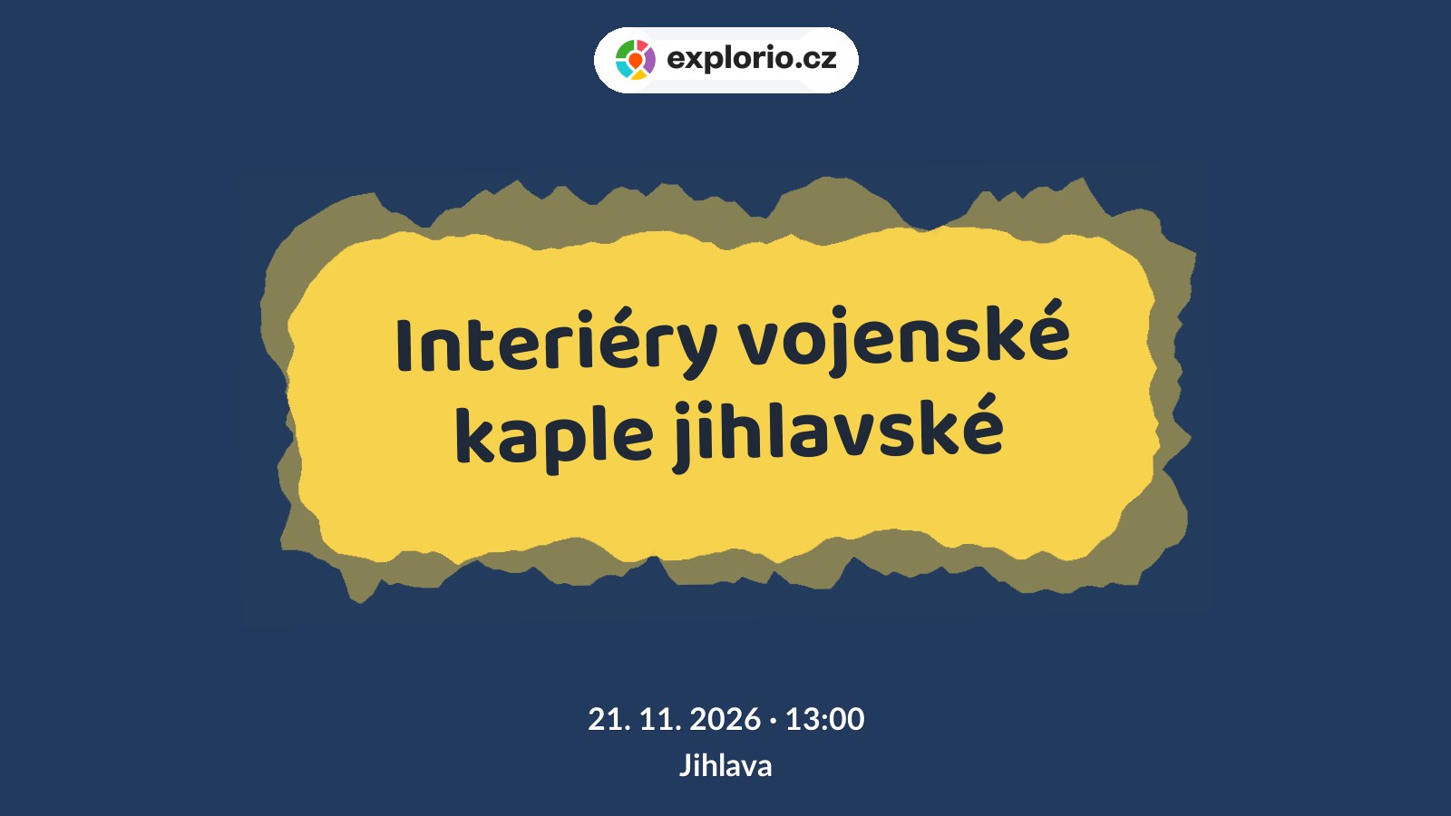 Interiéry vojenské kaple jihlavské – prohlídky a Muzea, Jihlava