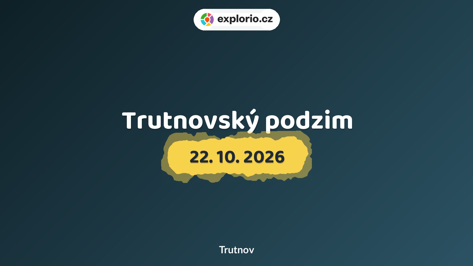 Trutnovský podzim – divadlo, Hudba a Kino, Trutnov