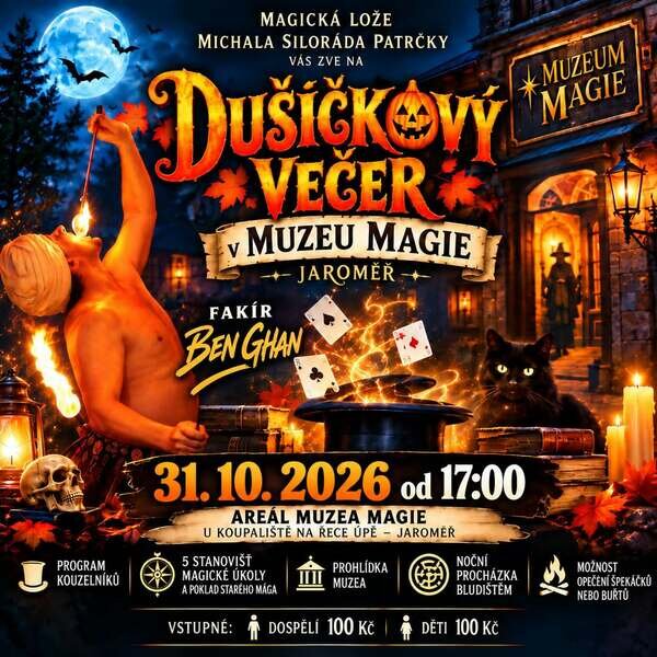 DUŠIČKOVÝ VEČER V MUZEU MAGIE – prohlídky a Muzea, Jaroměř – fotka 2