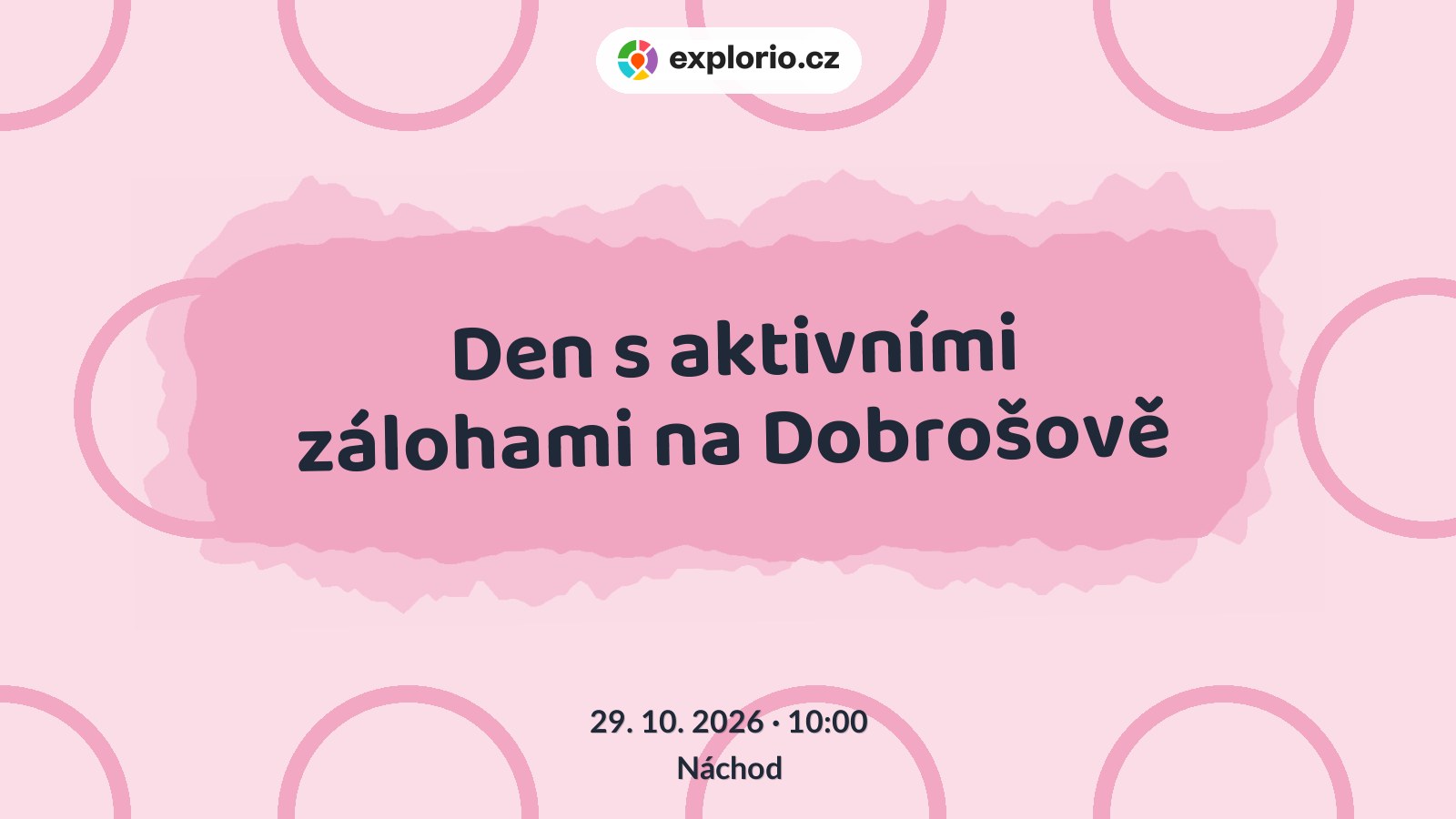 Den s aktivními zálohami na Dobrošově – sport a Pohyb, Náchod