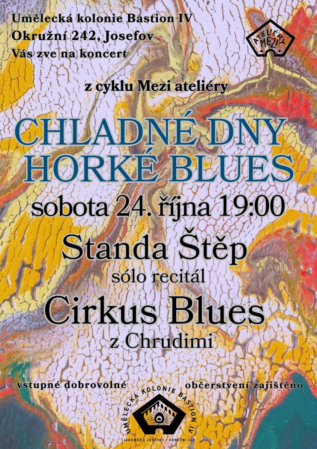 KONCERT: CHLADNÉ DNY, HORKÉ BLUES – divadlo, Hudba a Kino, Jaroměř – fotka 2