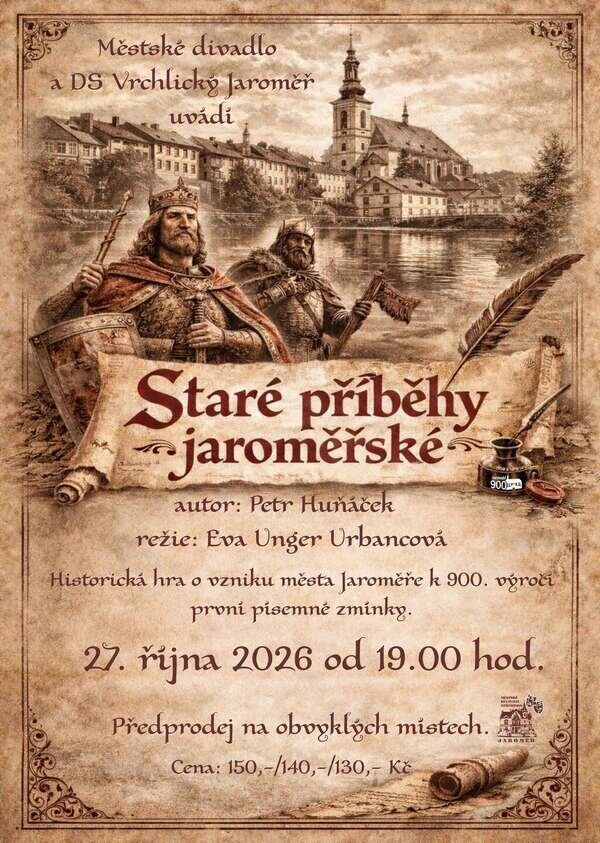 PŘEDSTAVENÍ: STARÉ PŘÍBĚHY JAROMĚŘSKÉ – divadlo, Hudba a Kino, Jaroměř – fotka 2
