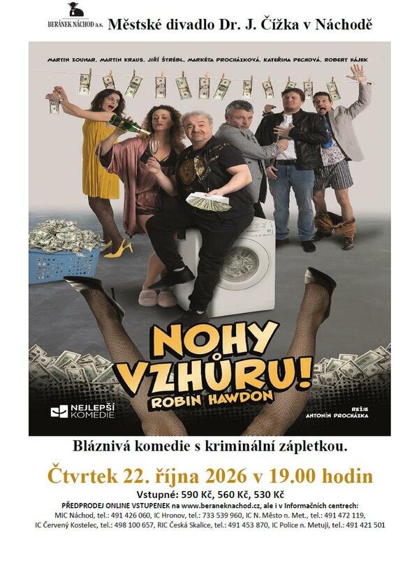 Nohy vzhůru! – divadlo, Hudba a Kino, Náchod – fotka 2