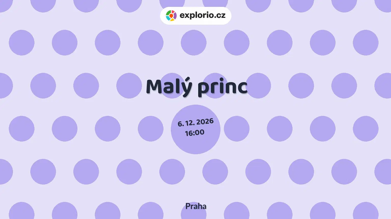 Malý princ – divadlo, Hudba a Kino, Praha