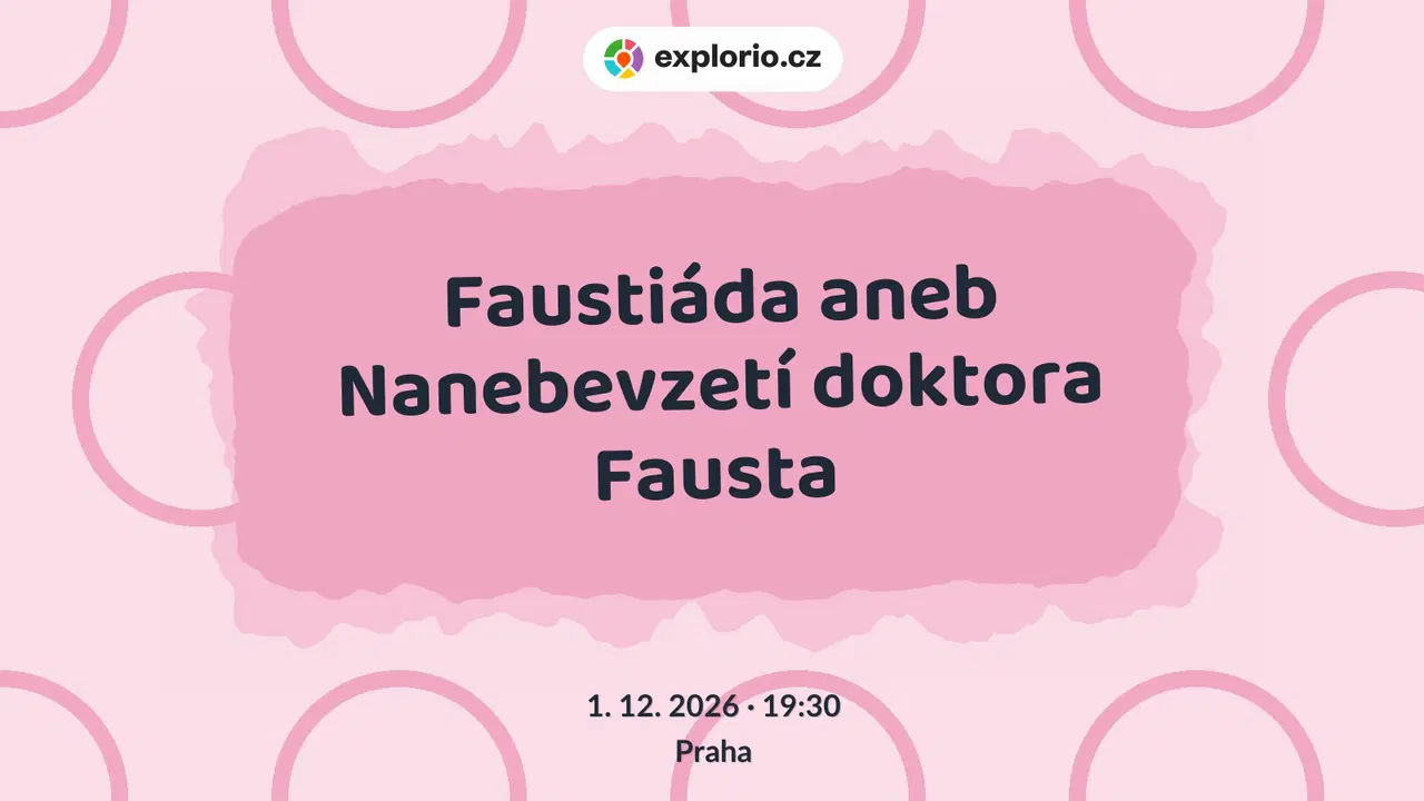 Faustiáda aneb Nanebevzetí doktora Fausta – divadlo, Hudba a Kino, Praha