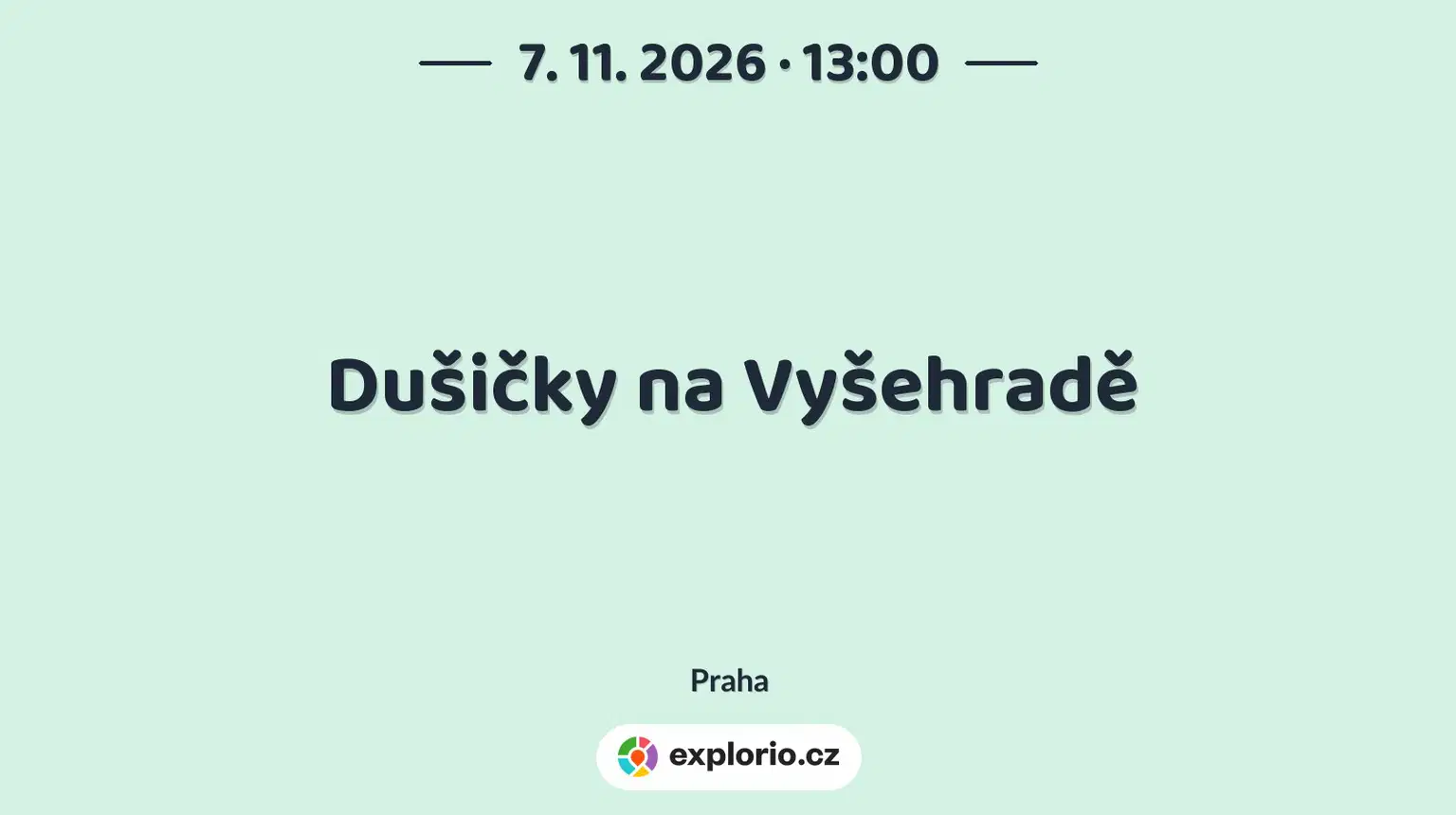 Dušičky na Vyšehradě – prohlídky a Muzea, Praha