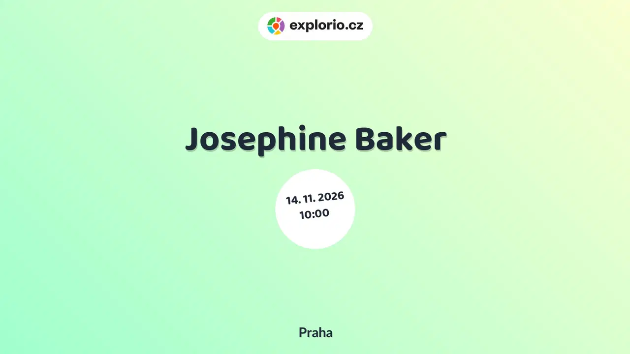Josephine Baker – divadlo, Hudba a Kino, Praha