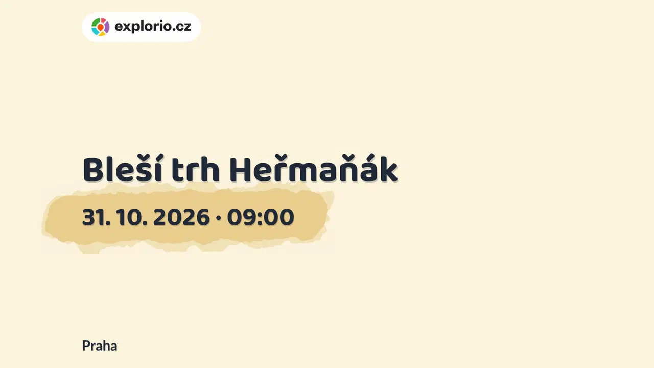 Bleší trh Heřmaňák – festivaly a Slavnosti, Praha