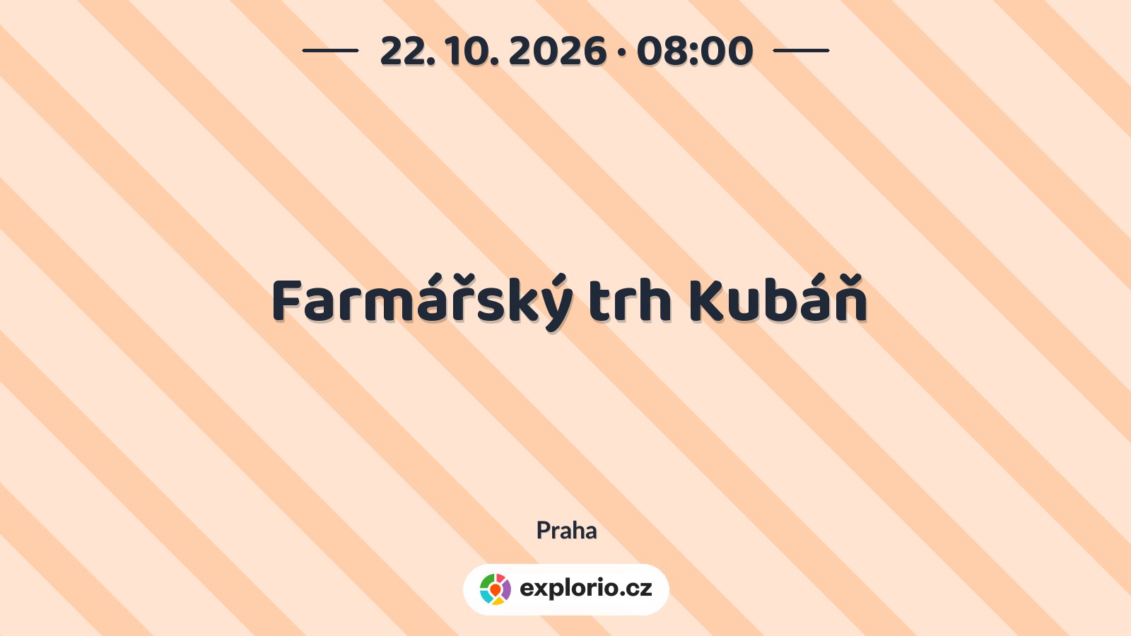 Farmářský trh Kubáň – festivaly a Slavnosti, Praha