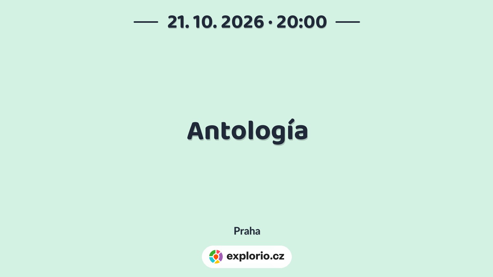 Antología – divadlo, Hudba a Kino, Praha