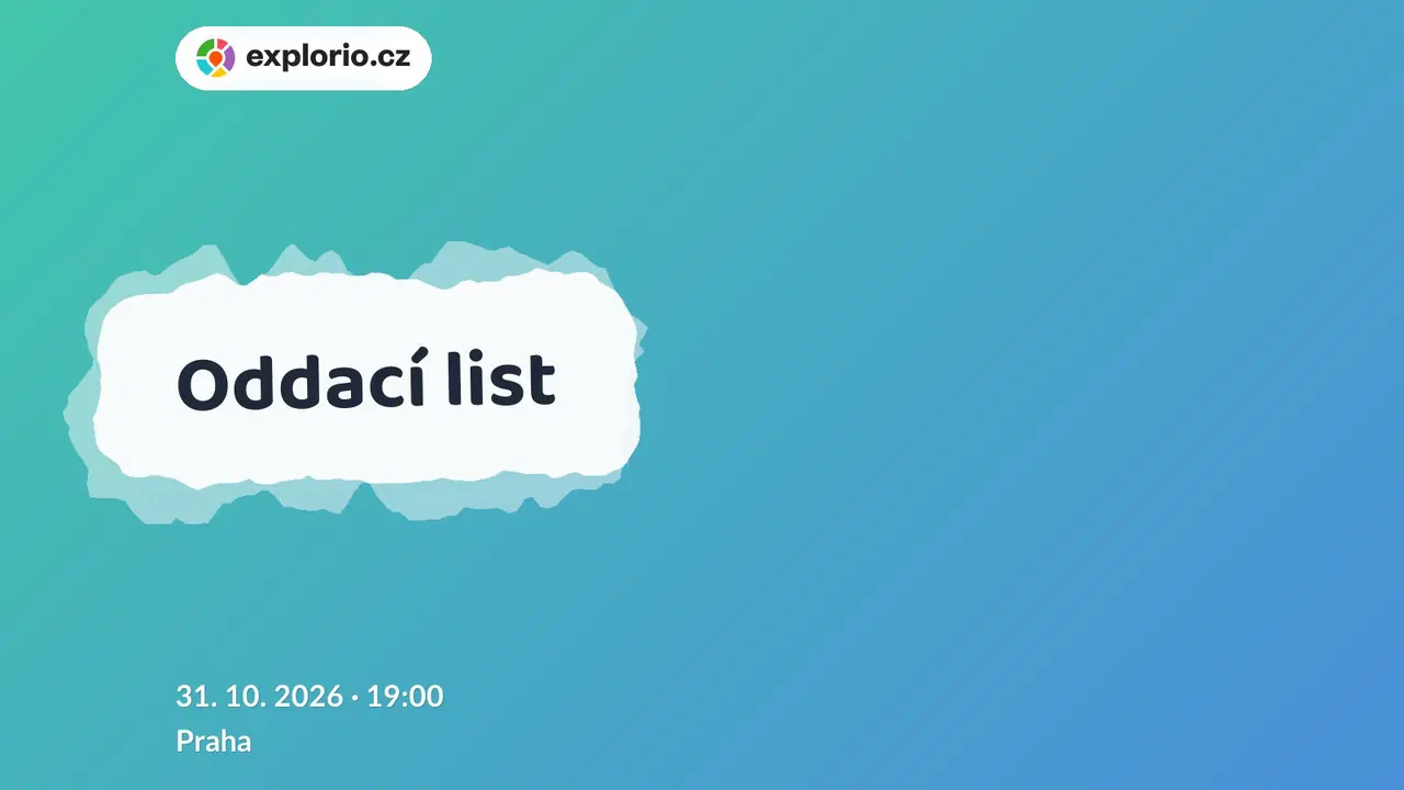 Oddací list – divadlo, Hudba a Kino, Praha
