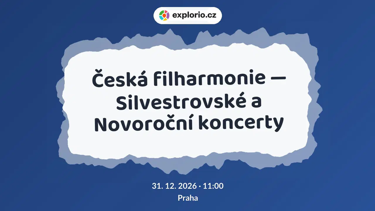 Česká filharmonie — Silvestrovské a Novoroční koncerty – divadlo, Hudba a Kino, Praha