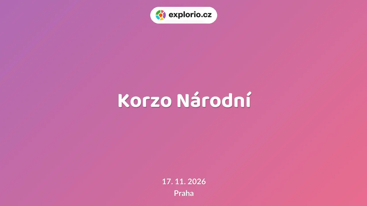 Korzo Národní – festivaly a Slavnosti, Praha