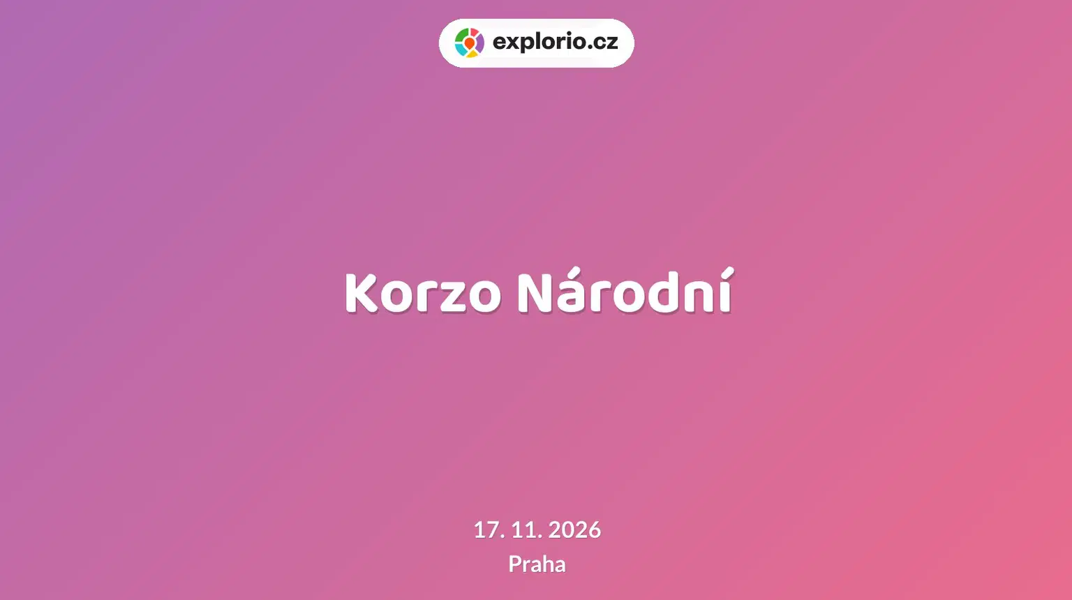 Korzo Národní – festivaly a Slavnosti, Praha