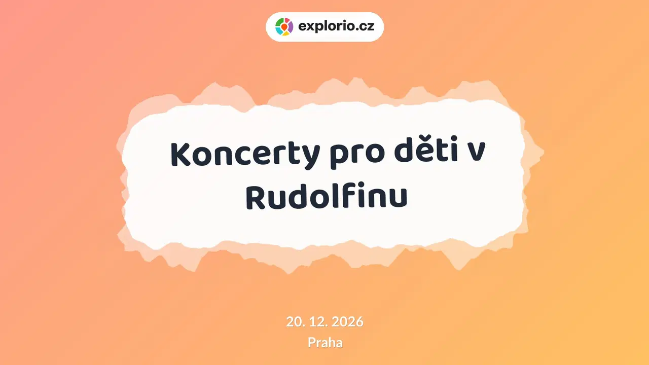 Koncerty pro děti v Rudolfinu – divadlo, Hudba a Kino, Praha