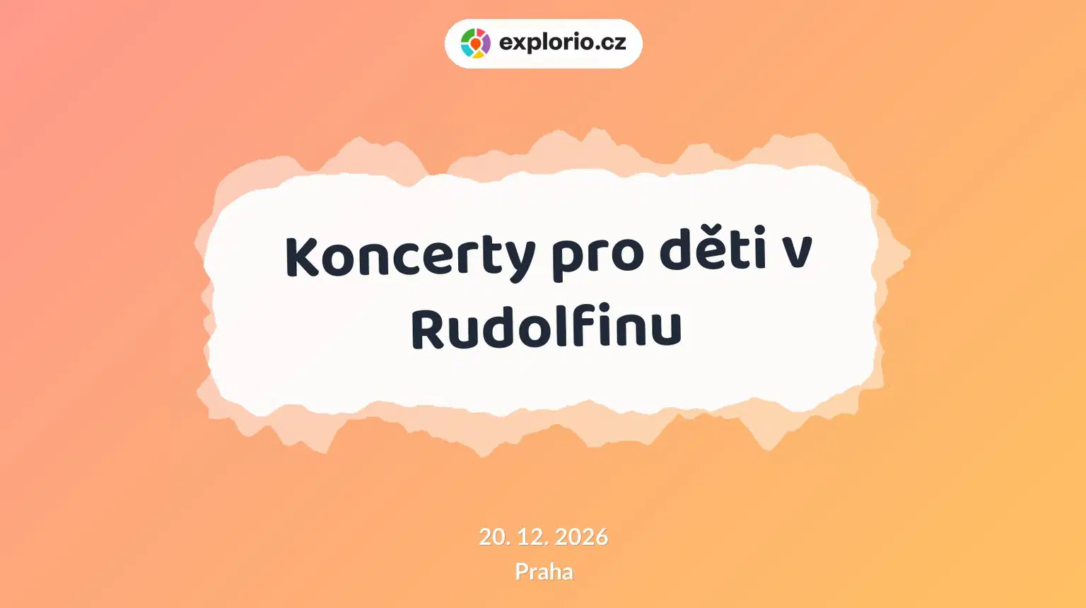 Koncerty pro děti v Rudolfinu – divadlo, Hudba a Kino, Praha