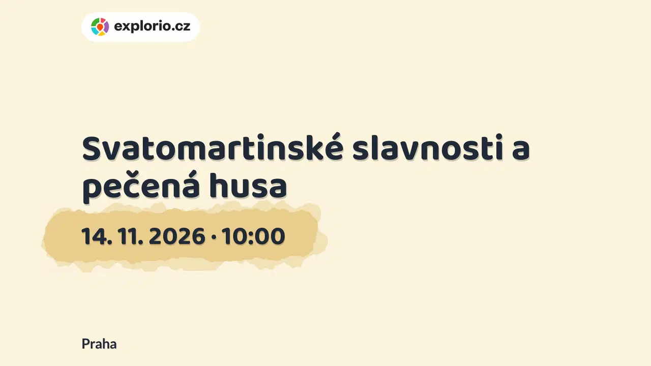 Svatomartinské slavnosti a pečená husa – festivaly a Slavnosti, Praha