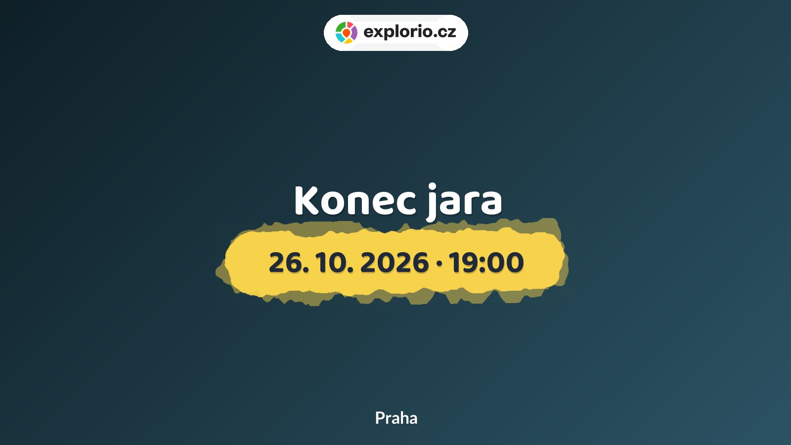 Konec jara – divadlo, Hudba a Kino, Praha