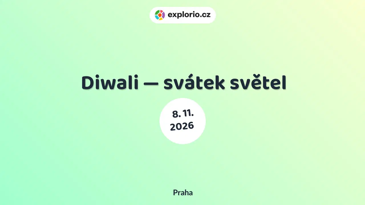 Diwali — svátek světel – festivaly a Slavnosti, Praha