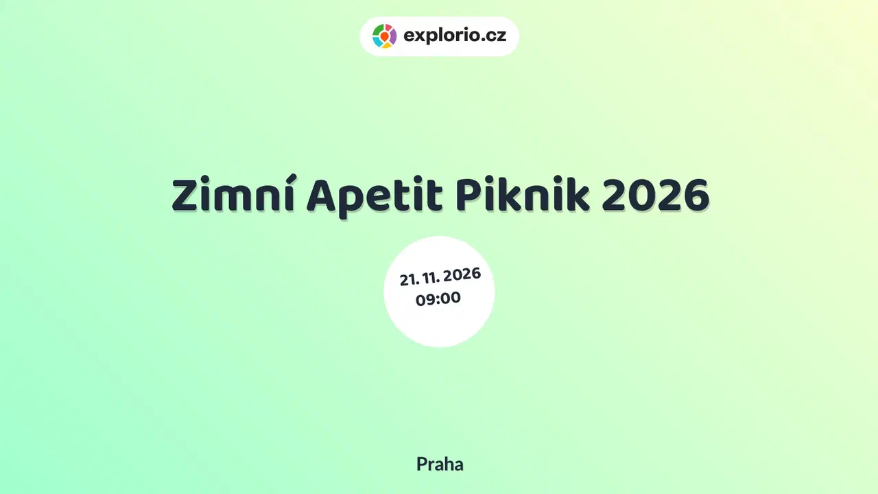 Zimní Apetit Piknik 2026 – festivaly a Slavnosti, Praha