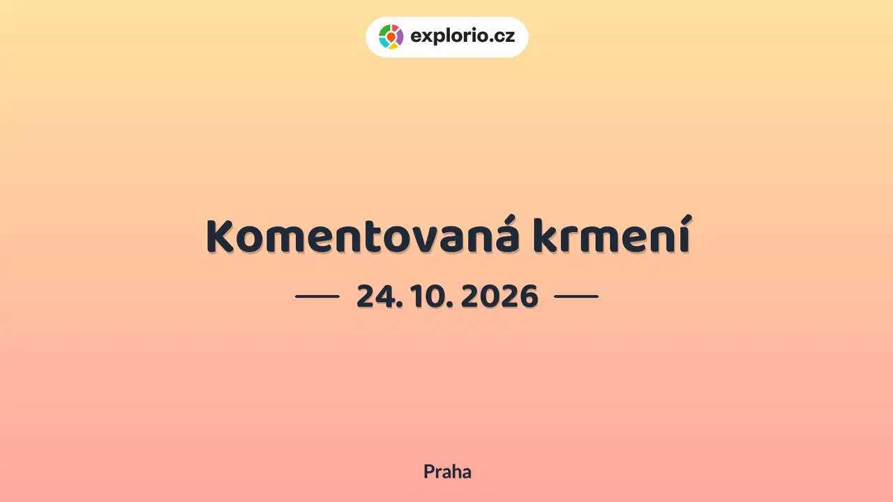 Komentovaná krmení – příroda a Zvířátka, Praha